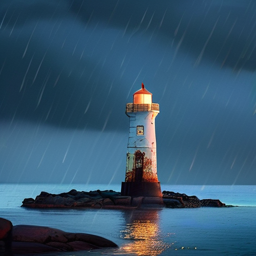 雨中的灯塔：一个关于选择与初心的故事